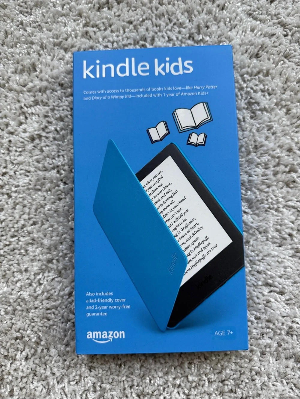 Amazon Kindle Kids in Bright Blue Cover 6in touch display 8gb